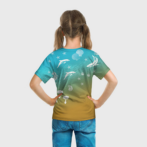 Детская футболка Морское ассорти / 3D-принт – фото 6