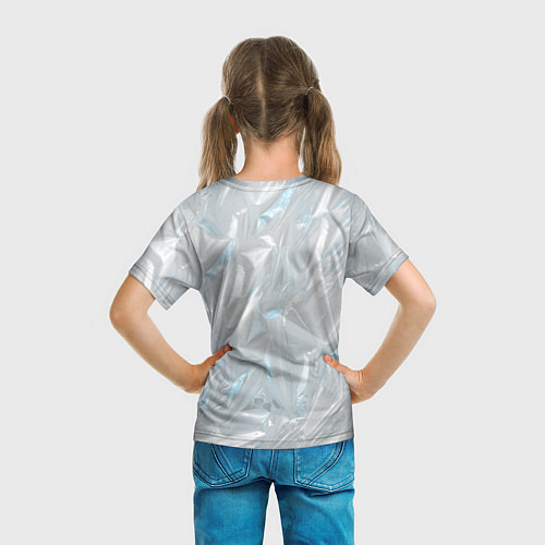 Детская футболка Голографическая текстура / 3D-принт – фото 6
