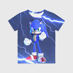 Футболка детская SONIC СОНИК СИНИЙ ЁЖ Z, цвет: 3D-принт