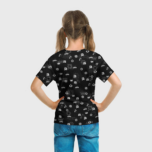 Детская футболка GEARS OF WAR ПАТТЕРН ШЕСТЕРЕНКИ Z / 3D-принт – фото 6