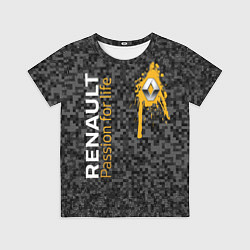 Футболка детская Рено камуфляж, цвет: 3D-принт