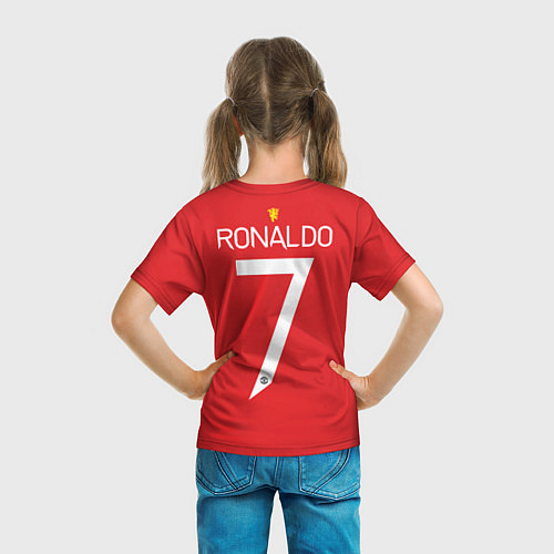 Детская футболка Ronaldo Manchester United / 3D-принт – фото 6