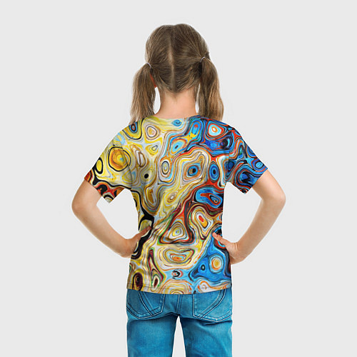 Детская футболка Психоделическое искусство / 3D-принт – фото 6