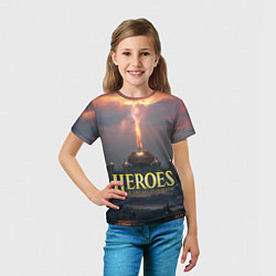Футболка детская Heroes of Might and Magic HoM Z, цвет: 3D-принт — фото 2