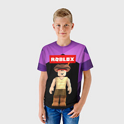 Футболка детская ROBLOX РОБЛОКС Z, цвет: 3D-принт — фото 2