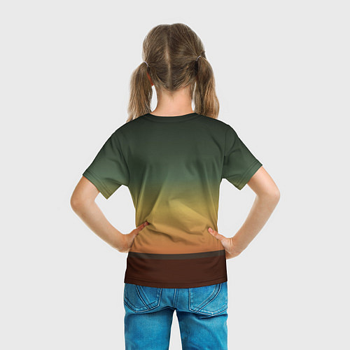 Детская футболка Maneskin в лучах заката / 3D-принт – фото 6