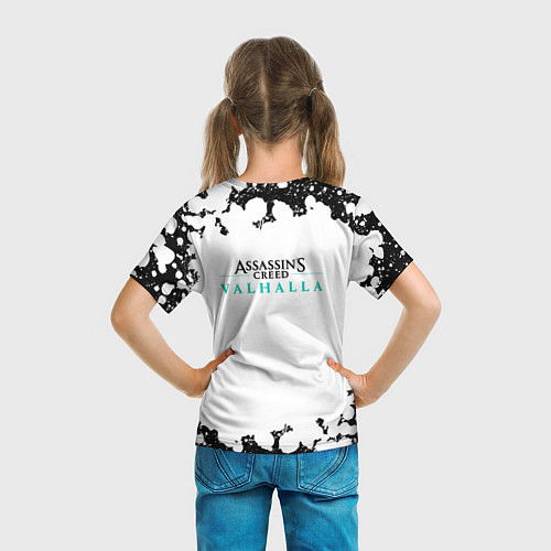 Детская футболка ASSASSINS CREED VALHALLA спина Z / 3D-принт – фото 6