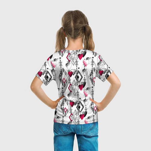Детская футболка Абстрактный современный узор / 3D-принт – фото 6
