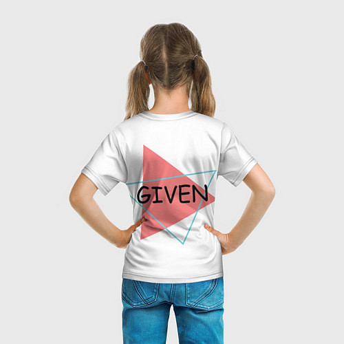 Детская футболка Мафую Сато с треугольниками / 3D-принт – фото 6