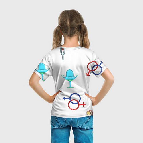 Детская футболка Мой терапевт / 3D-принт – фото 6