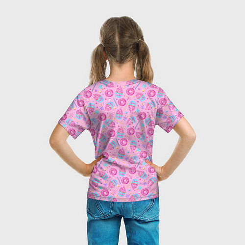 Детская футболка Сласти / 3D-принт – фото 6