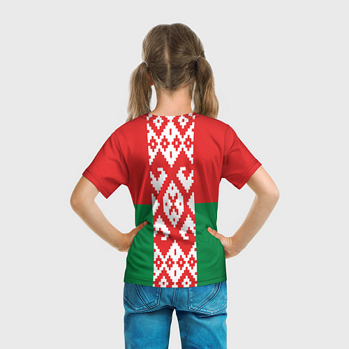 Детская футболка Белоруссия / 3D-принт – фото 6