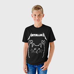 Футболка детская METALLICA МЕТАЛЛИКА, цвет: 3D-принт — фото 2