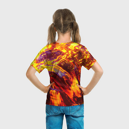Детская футболка HoM Огненный / 3D-принт – фото 6