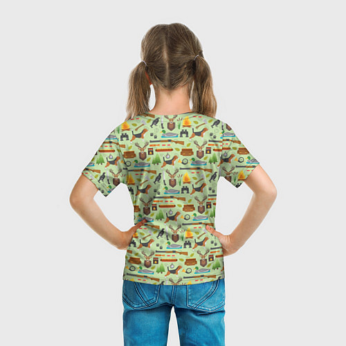 Детская футболка Охота / 3D-принт – фото 6