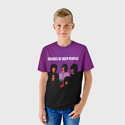 Футболка детская Shades of Deep Purple, цвет: 3D-принт — фото 2