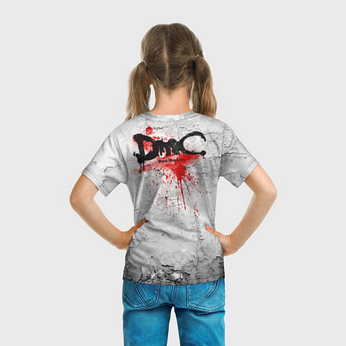 Детская футболка White Dante / 3D-принт – фото 6