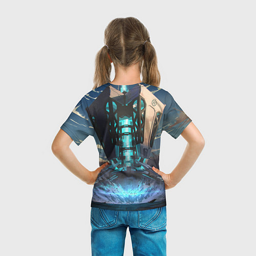 Детская футболка APEX Legends boom / 3D-принт – фото 6