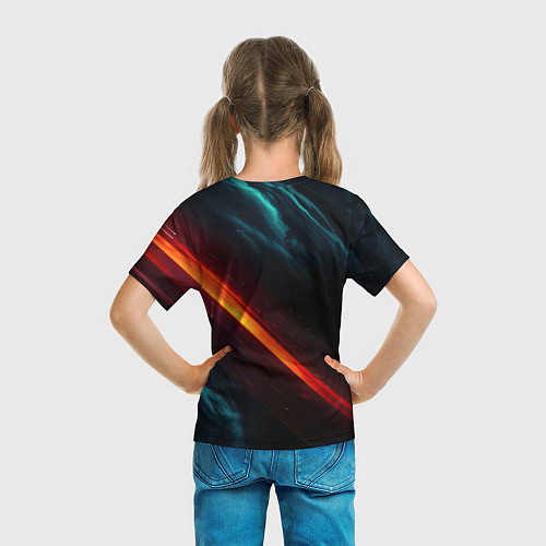 Детская футболка BATTLEFIELD 2042 НЕОН / 3D-принт – фото 6