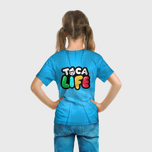 Детская футболка Toca Life: Rita / 3D-принт – фото 6