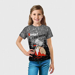 Футболка детская Веришь? в Деда Мороза, цвет: 3D-принт — фото 2