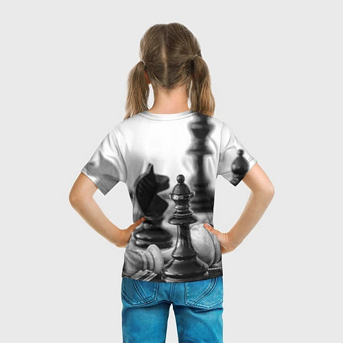 Детская футболка Шах и мат Шахматы / 3D-принт – фото 6