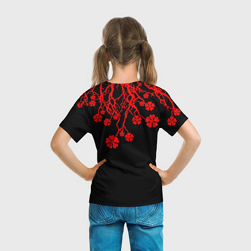 Детская футболка Дерево с Чёрный клевером / 3D-принт – фото 6