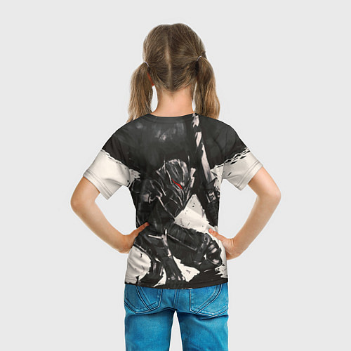 Детская футболка BERSERK ILLUSTRATION БЕРСЕРК / 3D-принт – фото 6