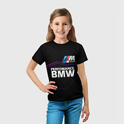 Футболка детская BMW фанат, цвет: 3D-принт — фото 2