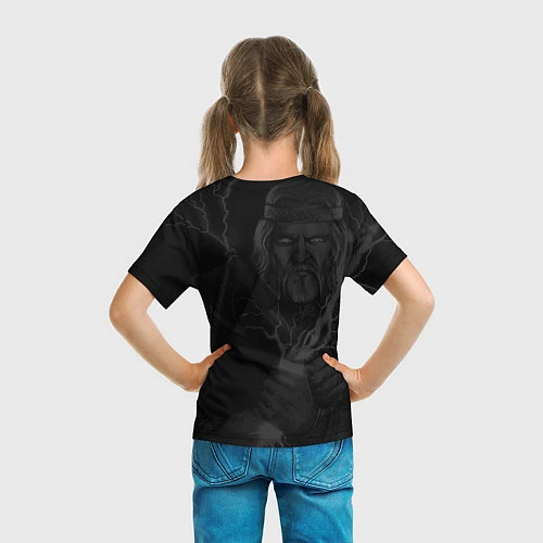 Детская футболка Перун Славянский бог / 3D-принт – фото 6