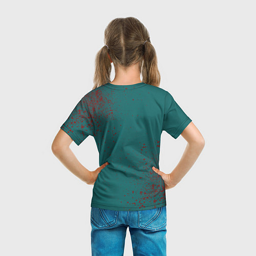 Детская футболка Игра в кальмара: Персонаж 001 / 3D-принт – фото 6
