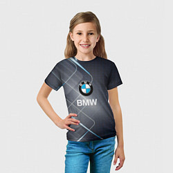 Футболка детская BMW Logo, цвет: 3D-принт — фото 2