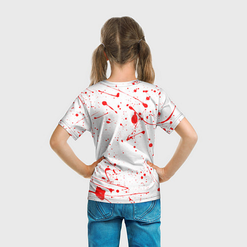 Детская футболка BERSERK брызги краски / 3D-принт – фото 6