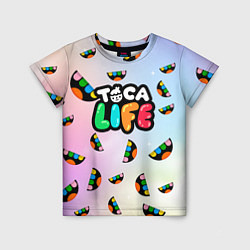 Футболка детская Toca Life: Smile Logo, цвет: 3D-принт