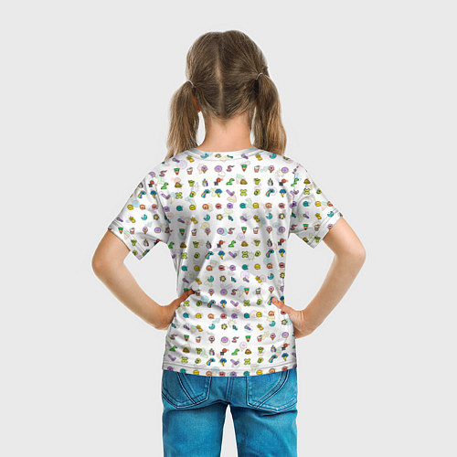 Детская футболка Toca Boca Тока Бока Паттерн / 3D-принт – фото 6