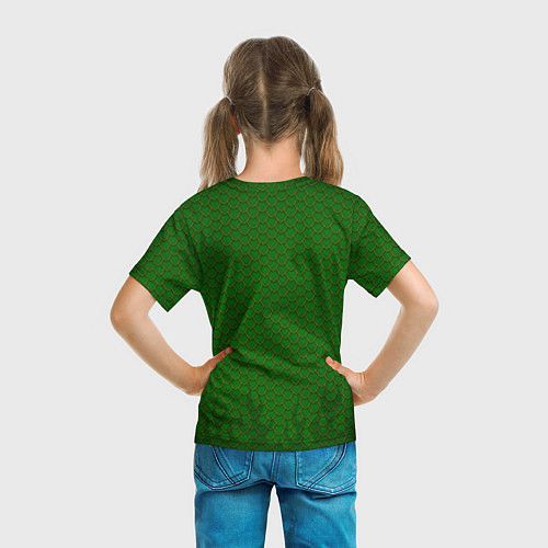 Детская футболка Саламандры чешуя дракона / 3D-принт – фото 6