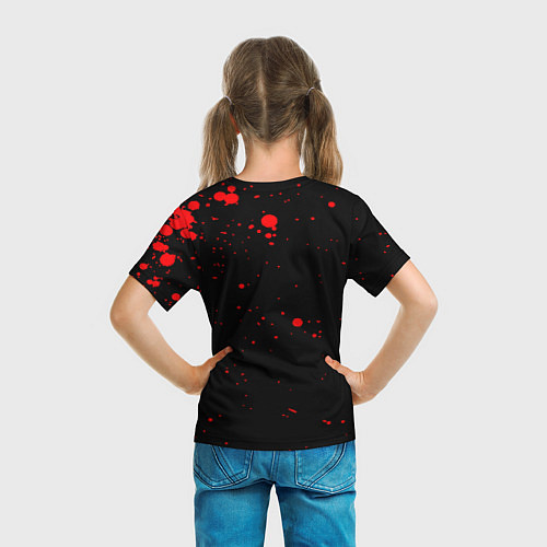 Детская футболка WITHER SKELETON / 3D-принт – фото 6