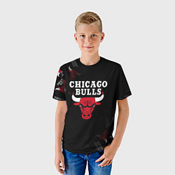 Футболка детская ЧИКАГО БУЛЛС БЫКИ CHICAGO BULLS, цвет: 3D-принт — фото 2