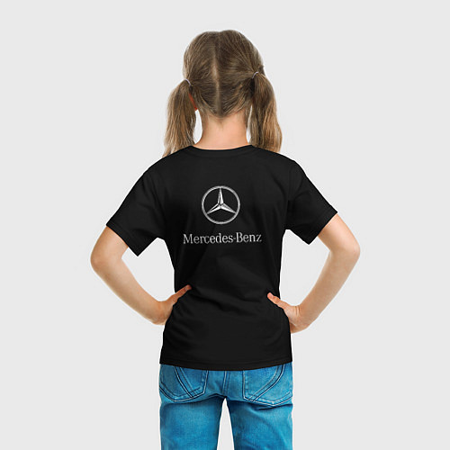 Детская футболка Мерседес АМГ в стиле Loft / 3D-принт – фото 6