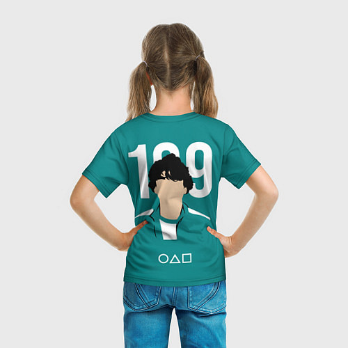 Детская футболка Игра в кальмара: Али Абдул 199 / 3D-принт – фото 6