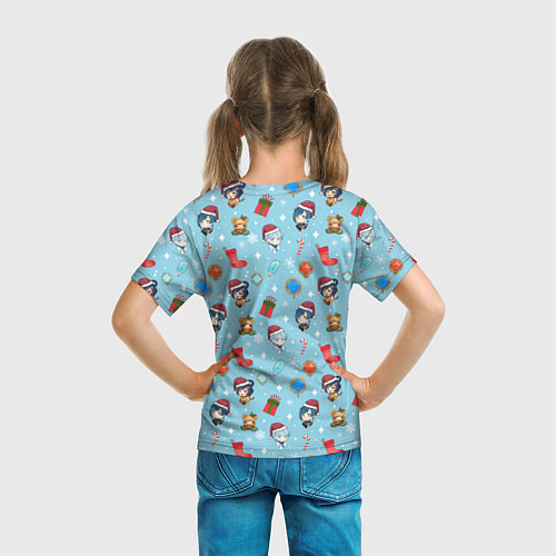 Детская футболка GI Christmas Pattern / 3D-принт – фото 6