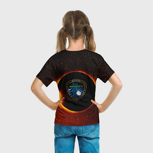 Детская футболка SPACE X сингулярность / 3D-принт – фото 6