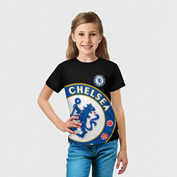 Футболка детская ЧЕЛСИ CHELSEA BIG LOGO, цвет: 3D-принт — фото 2