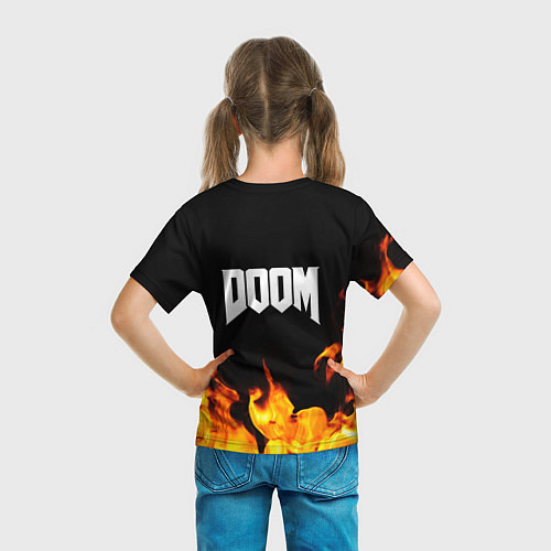 Детская футболка CYBER DEMON КИБЕР ДЕМОН спина / 3D-принт – фото 6