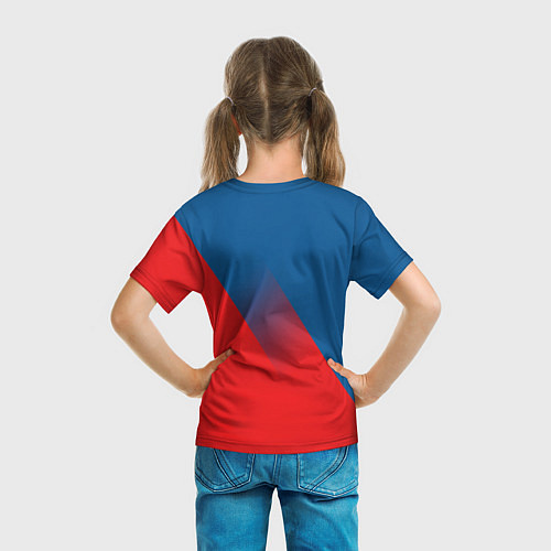 Детская футболка PSG GRADIENT SPORT UNIFORM / 3D-принт – фото 6