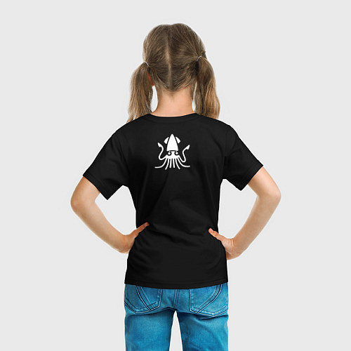 Детская футболка Игра в кальмара: логотип с кальмаром / 3D-принт – фото 6