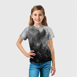 Футболка детская МРАЧНЫЙ ЛЕС FOREST, цвет: 3D-принт — фото 2