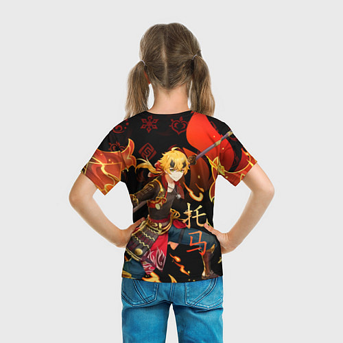 Детская футболка Геншин импакт: Тома / 3D-принт – фото 6