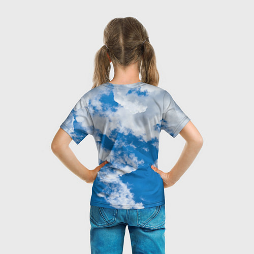 Детская футболка Голубе небо / 3D-принт – фото 6
