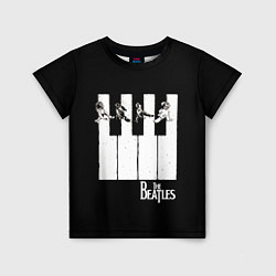 Футболка детская THE BEATLES ЗНАМЕНИТАЯ КАРТИНКА, цвет: 3D-принт